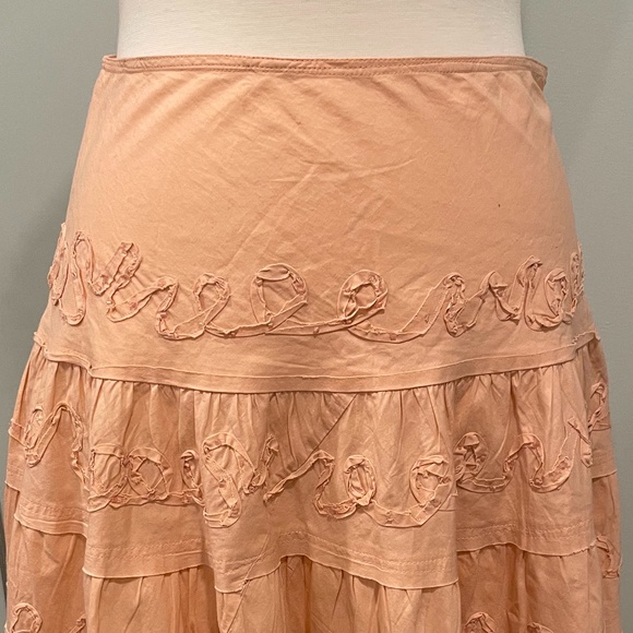 Blush | Nude Midi Skirt - Picture 4 of 9